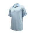 thumbnail image 1 of Monterey Club Men's Ultimate Feeder Stripe Jersey Golf Polo Shirt #1620, 1 of 2