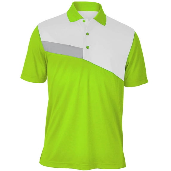 Monterey Club Men's Vapor Flash 2.0 Colorblock Golf Polo Shirt #1194