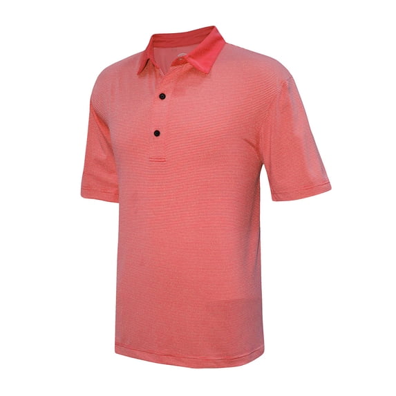 Monterey Club Men's Vapor Pinstripe Jersey Golf Polo Shirt #3632