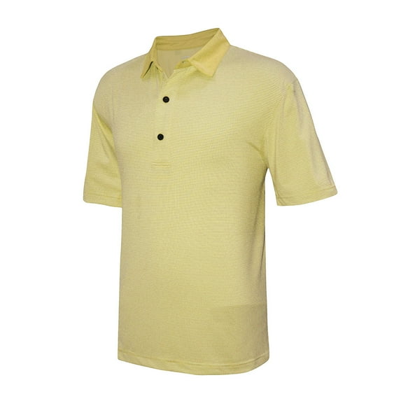 Monterey Club Men's Vapor Pinstripe Jersey Golf Polo Shirt #3632