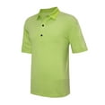thumbnail image 1 of Monterey Club Men's Vapor Pinstripe Jersey Golf Polo Shirt #3632, 1 of 2
