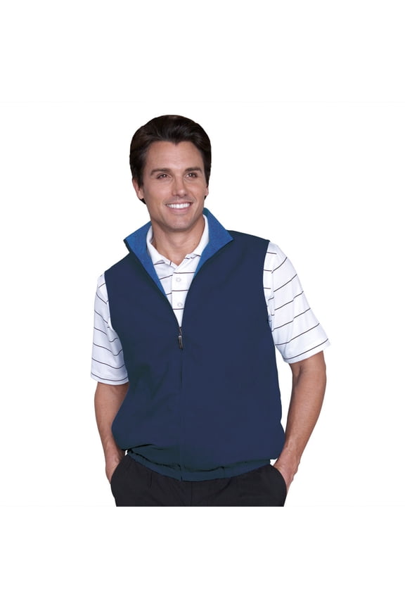 Men's Vegan Suede Full Zip Sport Vest #1715
