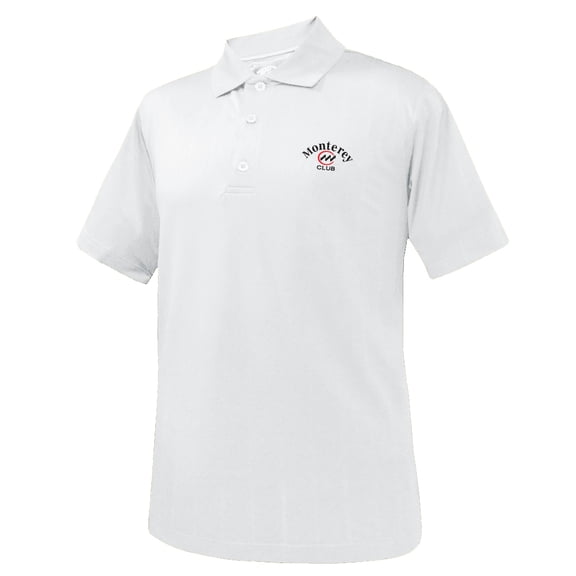 Monterey Club Men's Vertical Jacquard Texture Solid Golf Polo Shirt #1055
