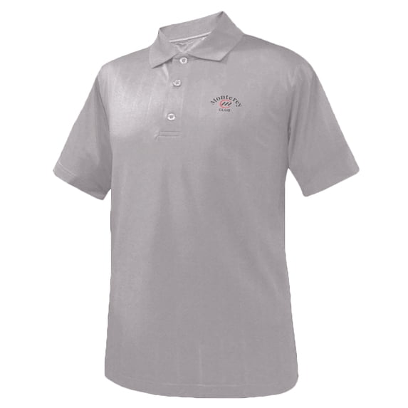 Monterey Club Men's Vertical Jacquard Texture Solid Golf Polo Shirt #1057