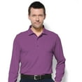 thumbnail image 1 of Monterey Club Men's X-Cool Collection Solid Long Sleeve Golf Polo Shirt #1099, 1 of 2