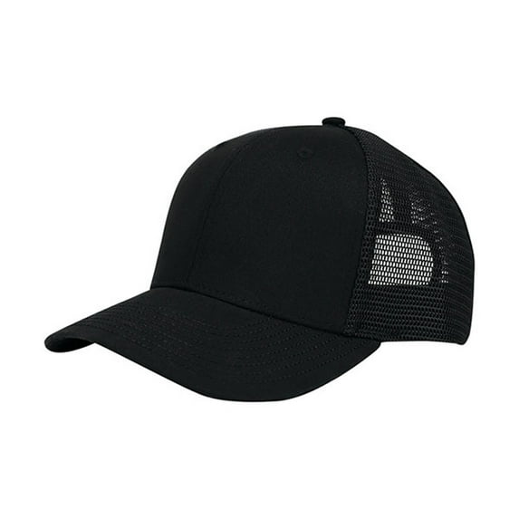 Monterey Club Mid-profile 6 Panel Structured Back Mesh Trucker Cap #C585