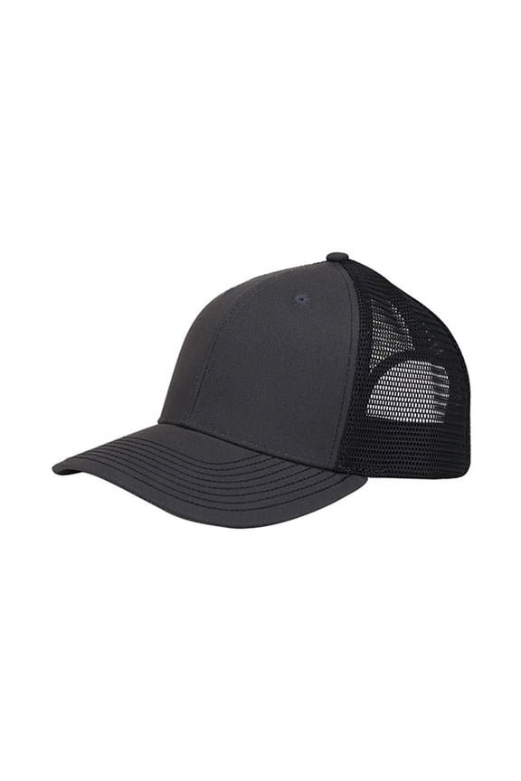 Mid-profile 6 Panel Structured Back Mesh Trucker Cap #C585