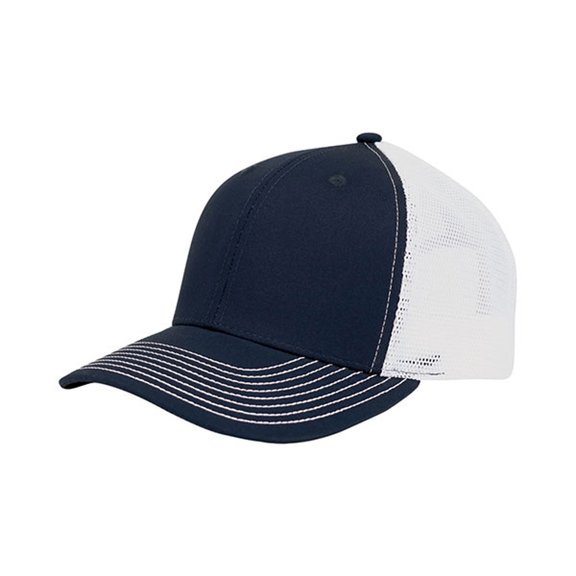 Monterey Club Mid-profile 6 Panel Structured Back Mesh Trucker Cap #C585