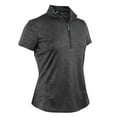 thumbnail image 1 of Monterey Club Women's Art Blossom Emboss Texture Golf Polo Shirt #2460, 1 of 2