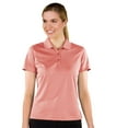 thumbnail image 1 of Monterey Club Women's Bamboo Charcoal Texture Solid Golf Polo Shirt #2085, 1 of 2