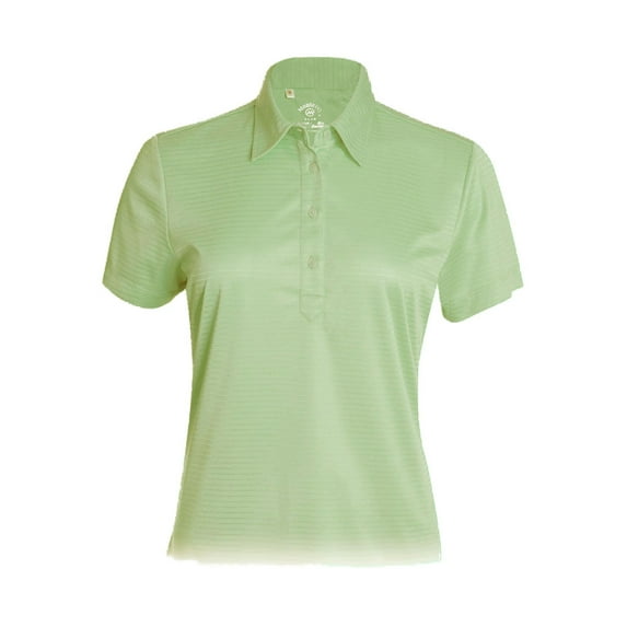 Monterey Club Women's Blade Texture Solid Golf Polo Shirt #2290