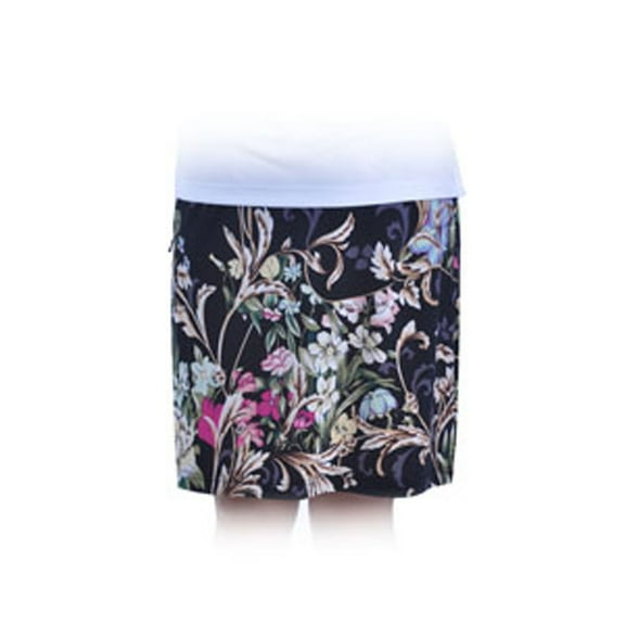 Monterey Club Women's Botanical Floral Print Golf Skirt #2881