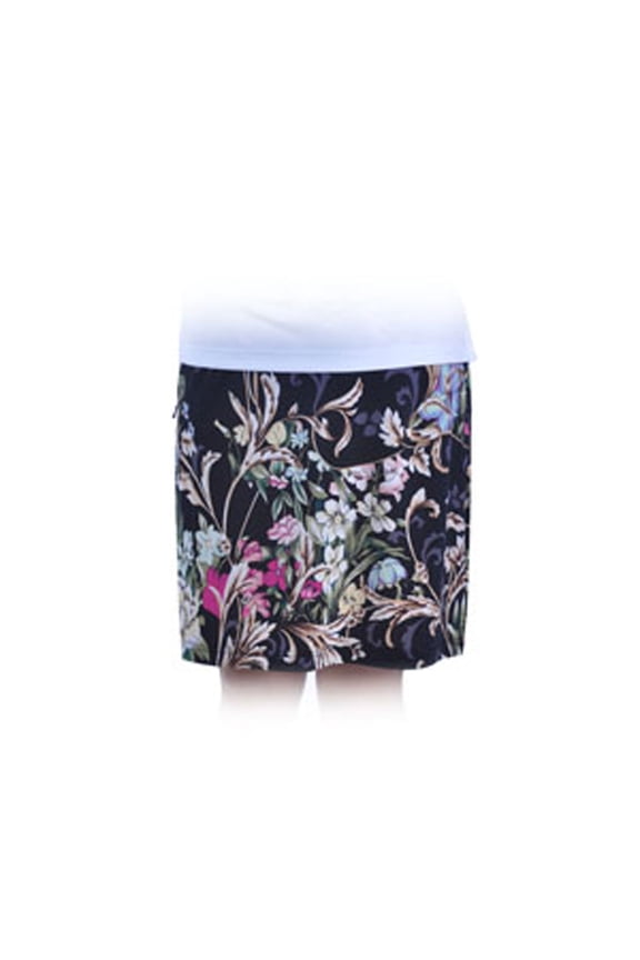 Women's Botanical Floral Print Golf Skirt #2881