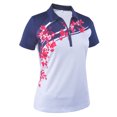 thumbnail image 1 of Monterey Club Women's Cab Blossom Print Contrast Golf Polo Shirt #2616, 1 of 3