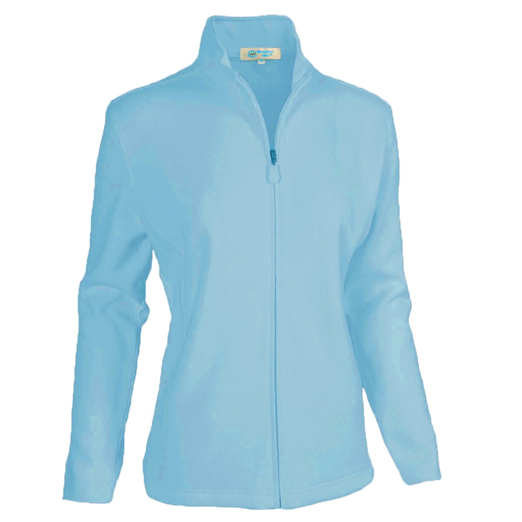 Monterey Club Women's Classic French Rib Zip-Up Jacket #2934 - Walmart.com