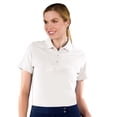 thumbnail image 1 of Monterey Club Women's Combed Cotton Solid Pique Golf Polo Shirt #2205, 1 of 2