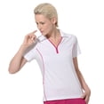 thumbnail image 1 of Monterey Club Women's Contrast Essential Golf Polo Shirt #2283, 1 of 2