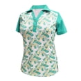 thumbnail image 1 of Monterey Club Women's Dandy Contrast Golf Polo Shirt #2392, 1 of 2