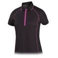 thumbnail image 1 of Monterey Club Women's Dandy Contrast Zip Front Golf Polo Shirt #2304, 1 of 2