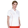 thumbnail image 1 of Monterey Club Women's Destiny Contrast Golf Polo Shirt #2268, 1 of 2