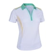 thumbnail image 1 of Monterey Club Women's Double Rotation Contrast Golf Polo Shirt #2270, 1 of 2