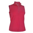 thumbnail image 1 of Monterey Club Women's Dry Swing Heather Sleeveless Golf Polo Shirt #2691, 1 of 2