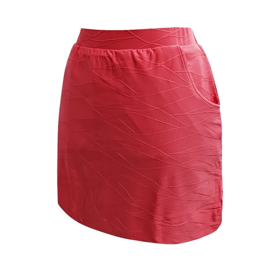 Monterey Club Women's Embossed Tonal Texture Knit Skirt #4803