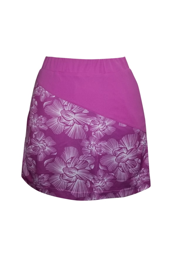 Women's Fairway Print Coloblock Knit Skirt #2950