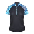 thumbnail image 1 of Monterey Club Women's Fairway Print Contrast Golf Polo Shirt #2502, 1 of 2