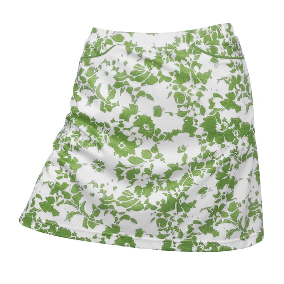 Monterey Club Women's Floral Stamp Print Knit Skirt #4809