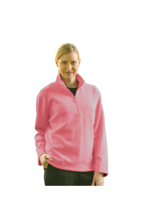 Women's French Rib Half Zip Pullover #2737