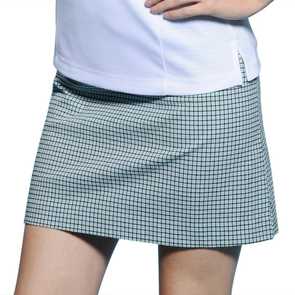 Monterey Club Women's Gingham Plaid Golf Skirt #2865