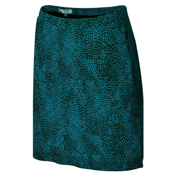 Monterey Club Women's Glitzy Cheetah Print Knit Skirt #2885
