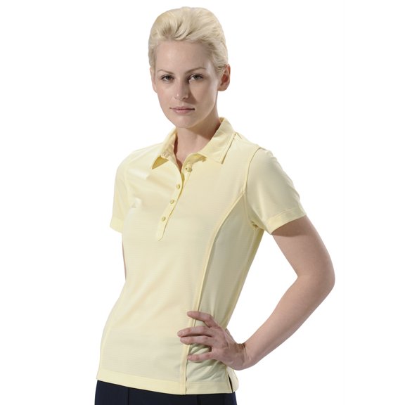 Monterey Club Women's Glory Texture Solid Golf Polo Shirt #2169
