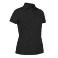 thumbnail image 1 of Monterey Club Women's Heather Mixed Tailored Collar Golf Polo Shirt #2694, 1 of 2