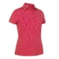 thumbnail image 1 of Monterey Club Women's Heather Mixed Tailored Collar Golf Polo Shirt #2694, 1 of 2