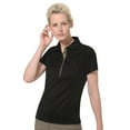 thumbnail image 1 of Monterey Club Women's Holly Contrast Golf Polo Shirt #2280, 1 of 2
