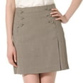 thumbnail image 1 of Monterey Club Women's Houndstooth Texture Golf Skirt #2857, 1 of 2