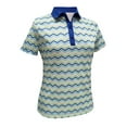 thumbnail image 1 of Monterey Club Women's Layla Print Golf Polo Shirt #2396, 1 of 2