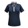thumbnail image 1 of Monterey Club Women's Leona Contrast Golf Polo Shirt #2380, 1 of 3