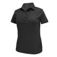 thumbnail image 1 of Monterey Club Women's Leopard Foil Print Polo Shirt #2394, 1 of 2