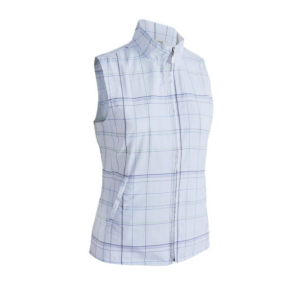 Monterey Club Women's Lightweight Checker Plaid Vest #2795