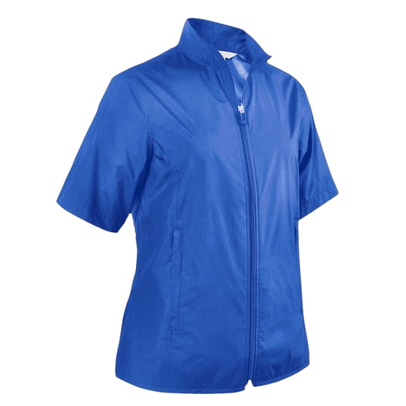 Monterey Club Women's Lightweight Hi-Lo Short Sleeve Wind Jacket #2799