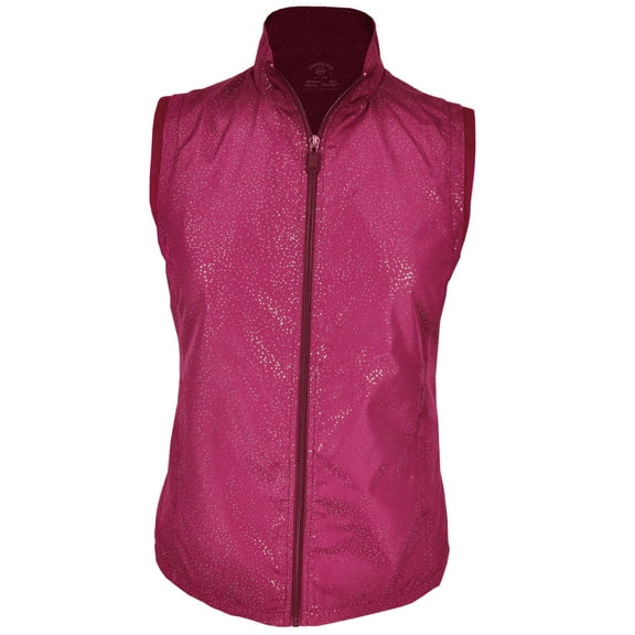 Monterey Club Women's Lightweight Microfiber Firework Foil Vest #2781