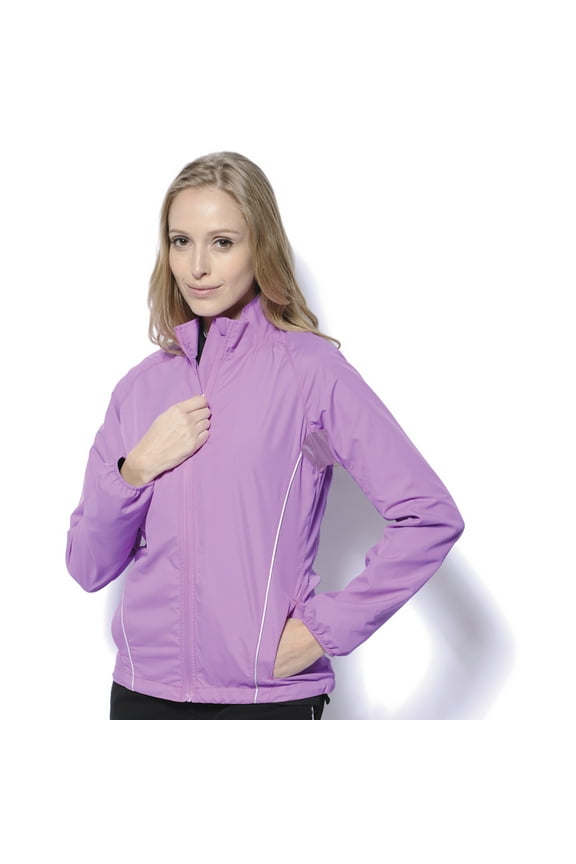 Women's Lightweight Microfiber Poplin Zip-Up Jacket #2779