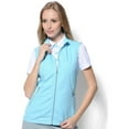 thumbnail image 1 of Monterey Club Women's Lightweight Microfiber Sparkling Dot Zip- up Vest #2771, 1 of 2