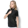 thumbnail image 1 of Monterey Club Women's Lightweight Microfiber Sparkling Dot Zip- up Vest #2771, 1 of 2