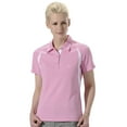 thumbnail image 1 of Monterey Club Women's Lightweight Pique Contrast Golf Polo Shirt #2196, 1 of 2