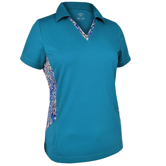 Monterey Club Women's Mallard Contrast Golf Polo Shirt #2667