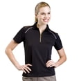 thumbnail image 1 of Monterey Club Women's Matrix Contrast Golf Polo Shirt #2262, 1 of 2